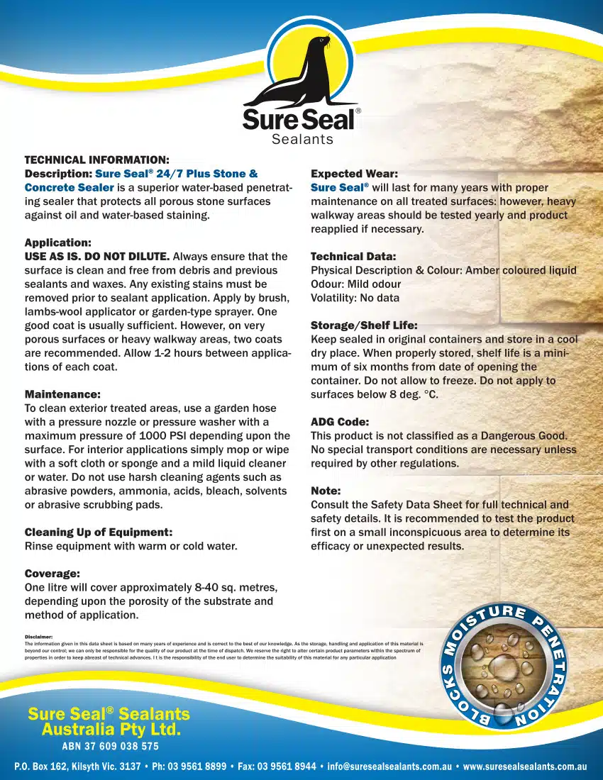 Sure Seal 24/7 Plus Sealer 20ltr Page 2