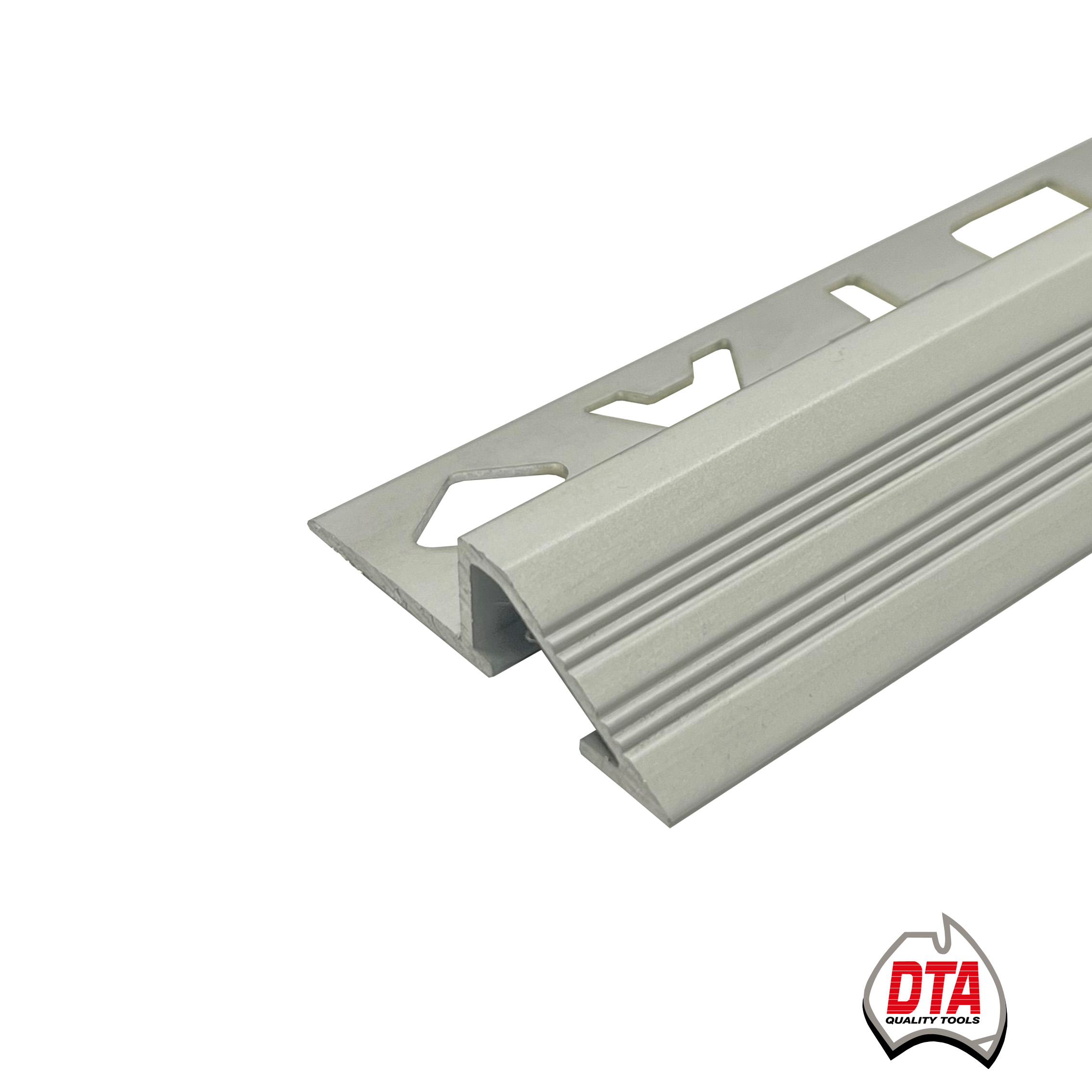 ATSE3.08MS IMAGE Transition Aluminium Tile Trim 10mm x 3m (Matt Silver) - Image 1