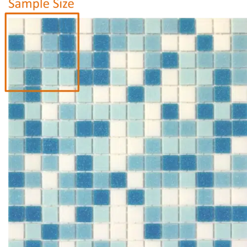 Paradise Fiji Glass Mosaic 20mm x 20mm (SAMPLE)