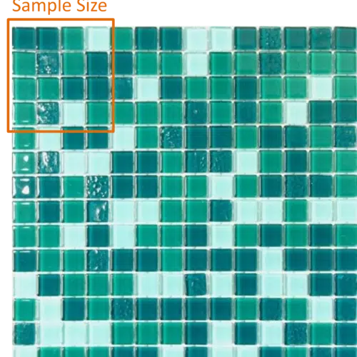Paradise Koh Samui Glass Mosaic 20mm x 20mm (SAMPLE)