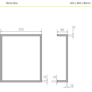 Niche Box 332x372x90