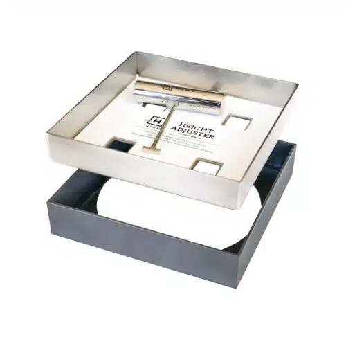 Hide Combination Access Kit 206mm x 206mm - Charcoal (Inlay 15-22mm)