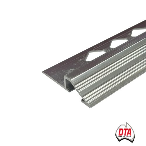 Transition Aluminium Tile Trim 10mm x 3m (Bright Silver)