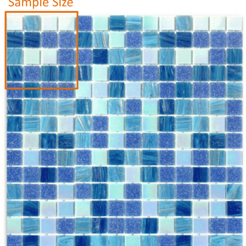 Paradise Bali Glass Mosaic 20mm x 20mm (SAMPLE)