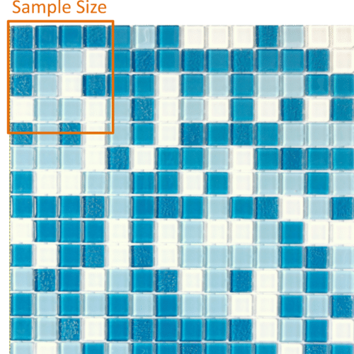 Paradise Hawaii Glass Mosaic 20mm x 20mm (SAMPLE)