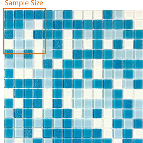 Paradise Hawaii Glass Mosaic 20mm x 20mm (SAMPLE)