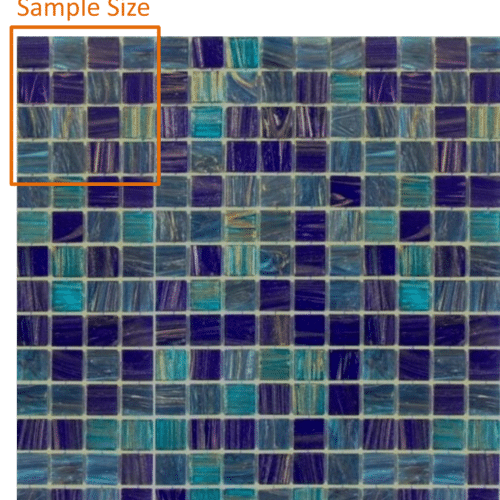 Paradise Maldives Glass Mosaic 20mm x 20mm (SAMPLE)