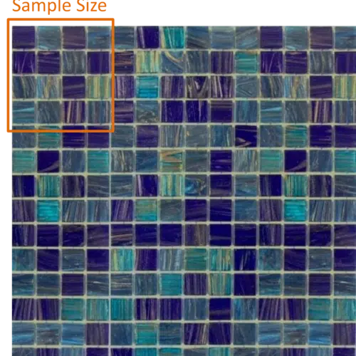 Paradise Maldives Glass Mosaic 20mm x 20mm (SAMPLE)