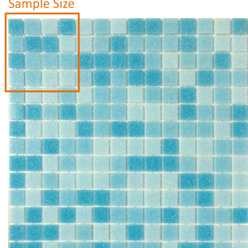 Paradise Tahiti Glass Mosaic 20mm x 20mm (SAMPLE)