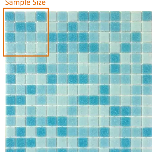Paradise Tahiti Glass Mosaic 20mm x 20mm (SAMPLE)