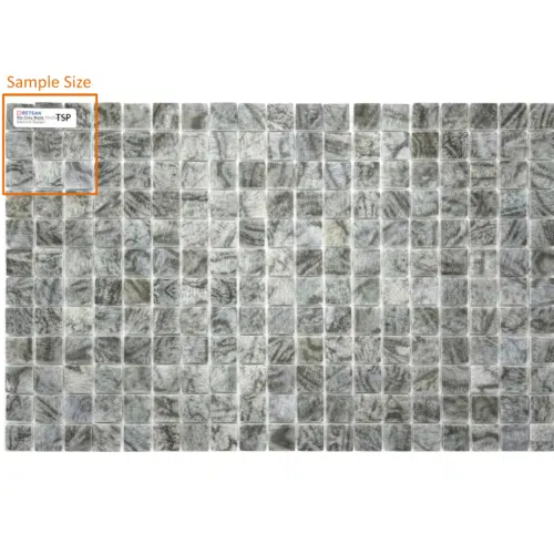 Betsan Alp Grey Matte Glass Mosaic 25mm x 25mm (SAMPLE)
