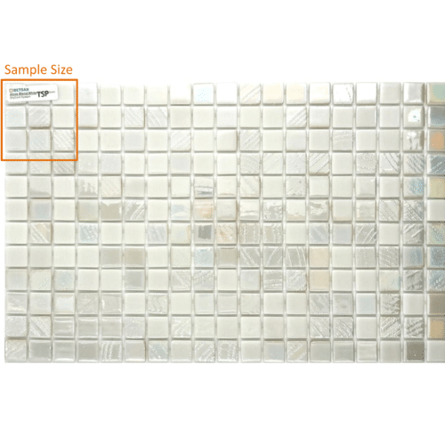 Betsan Alves Blend White Glass Mosaic 25mm x 25mm (SAMPLE)