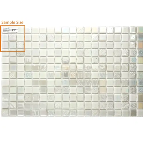 Betsan Alves Blend White Glass Mosaic 25mm x 25mm (SAMPLE)