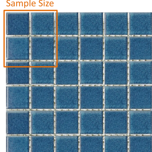 Cotto Azure Blue Gloss 47mm x 47mm (SAMPLE)