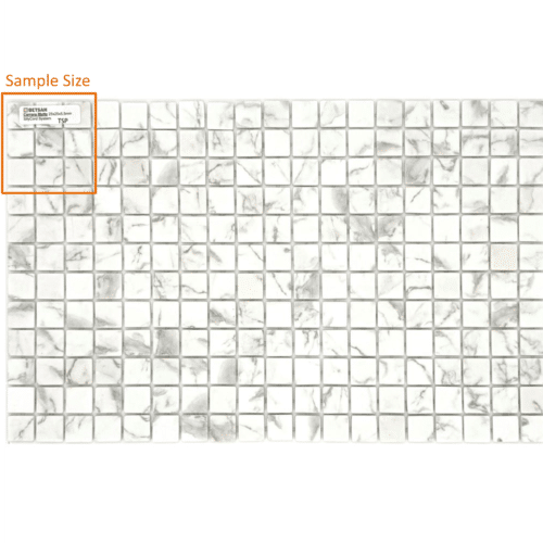 Betsan Carrara Matte Glass Mosaic 25mm x 25mm (SAMPLE)