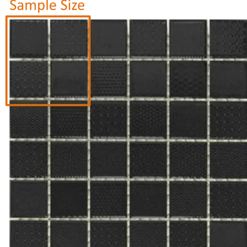 Cotto Celadon Graphite Gloss 47mm x 47mm (SAMPLE)