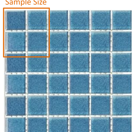 Cotto Light Cobalt Blue Gloss 47mm x 47mm (SAMPLE)