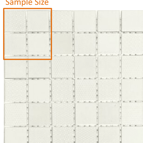 Cotto Celadon White Gloss 47mm x 47mm (SAMPLE)