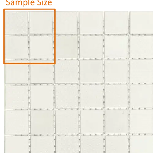 Cotto Celadon White Gloss 47mm x 47mm (SAMPLE)
