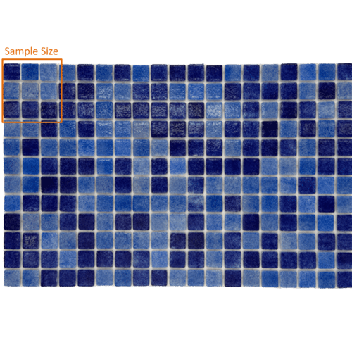Betsan F116 Mix Gloss Glass Mosaic 25mm x 25mm (SAMPLE)