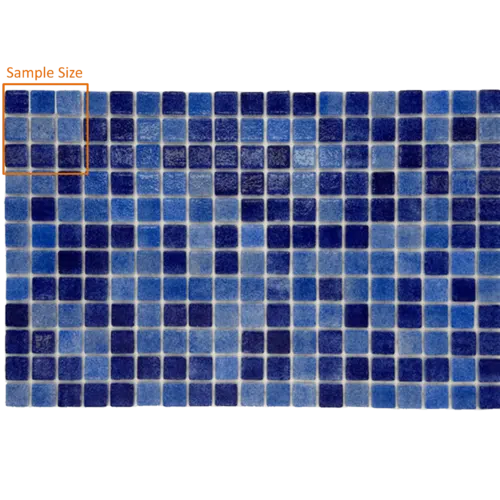 Betsan F116 Mix Gloss Glass Mosaic 25mm x 25mm (SAMPLE)