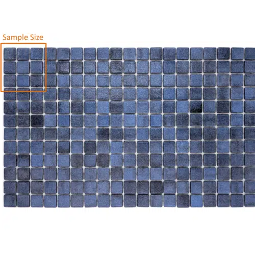 Betsan MB130 "Metallic Look" Glass Mosaic 25mm x 25mm (SAMPLE)