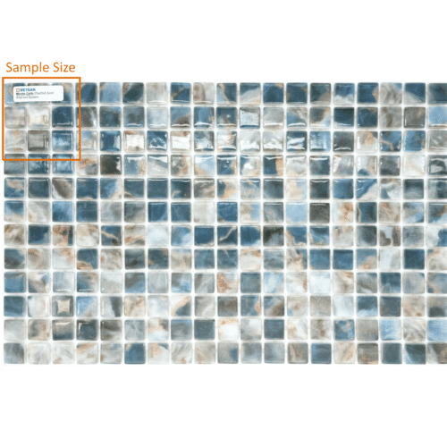 Betsan Monte Carlo Gloss Glass Mosaic 25mm x 25mm (SAMPLE)