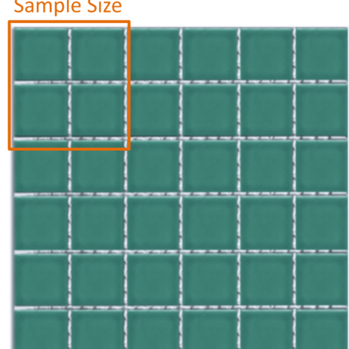 Cotto Teal Gloss 47mm x 47mm (SAMPLE)