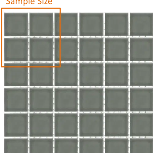 Cotto Steel Grey Gloss 47mm x 47mm (SAMPLE)