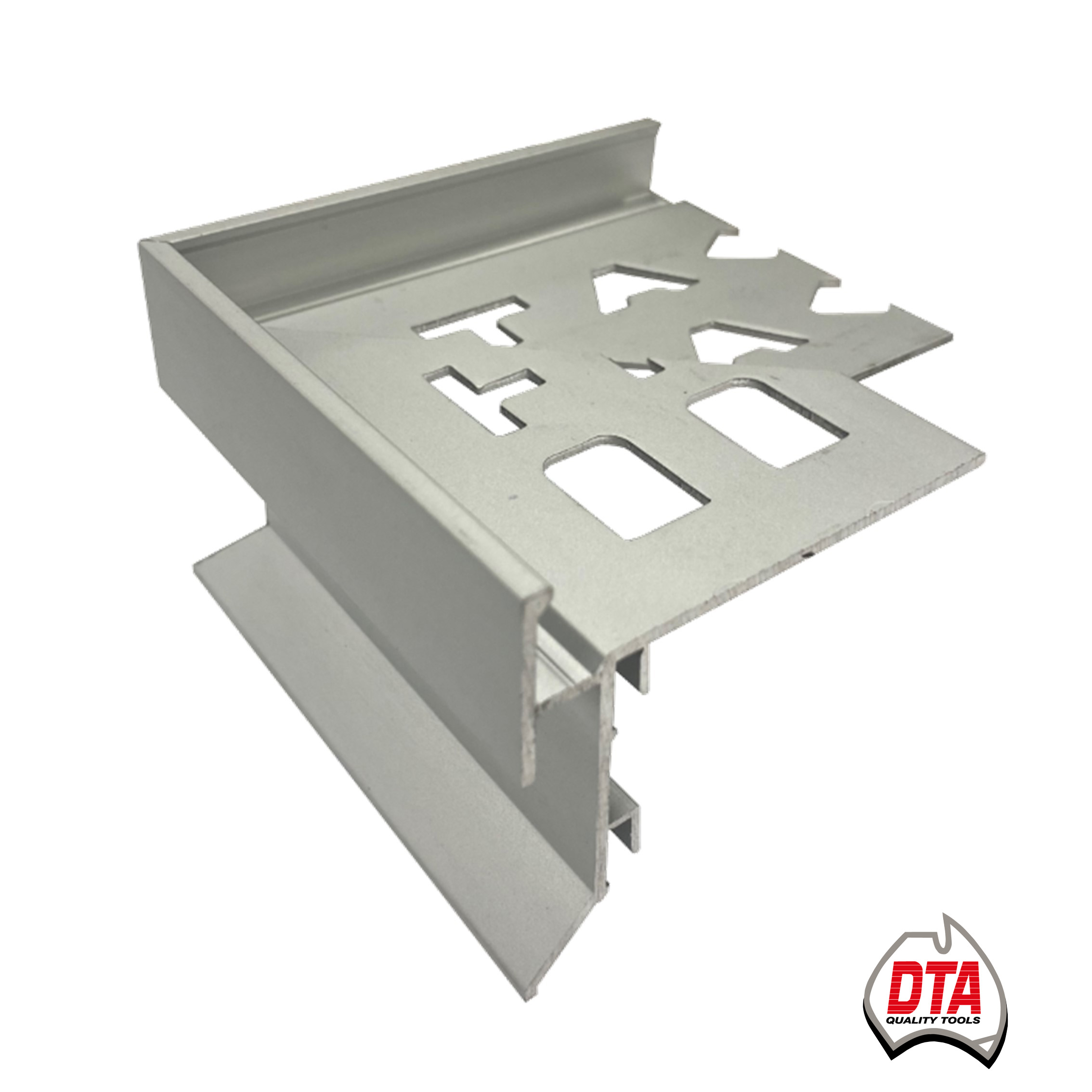 DTA ALBTWEC22MS Balcony Trim 22mm With Weep Hole External Corner (Matt Silver) - Image 1