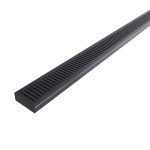 Hayman Gate Drain Kit 100mm x 3metre - 26mm Brushed Black