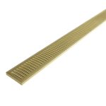 Hayman Grate Drain Kit 100mm x 3metre - 14mm Brushed Gold