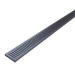 Hayman Grate Drain Kit 100mm x 3metre - 14mm Brushed Gunmetal