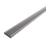 Hayman Tile in Drain Kit 100mm x 3metre - 35mm Brushed Nickel