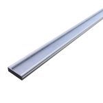 Hayman Tile in Drain Kit 100mm x 3metre - 26mm Brushed Silver