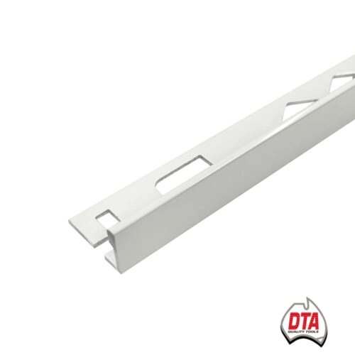 DTA L Angle Aluminium Trim 4mm x 3m (Gloss White)
