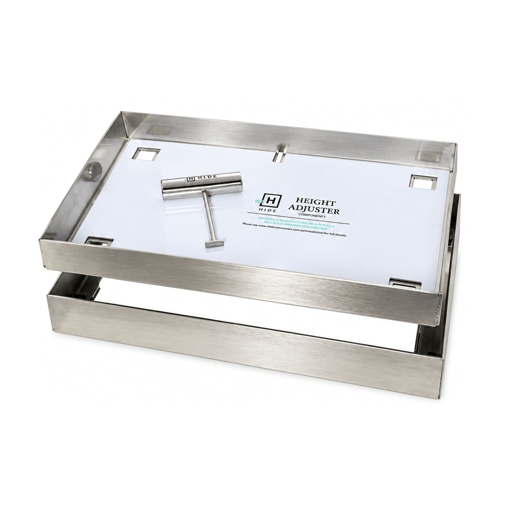 Hide Skimmer Lid Kit 342x550 Stainless Steel (Inlay 35-42) - Image 1