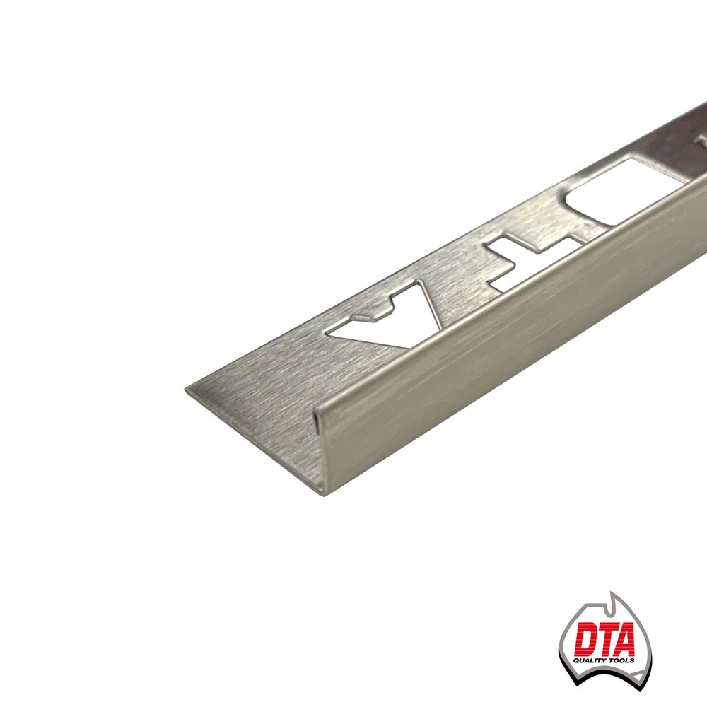 L Angle Stainless Steel G304 8mm x 3m (Brushed Silver) - Image 1